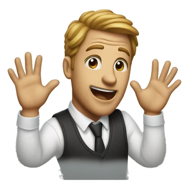 Reverse of 🤣 sticker