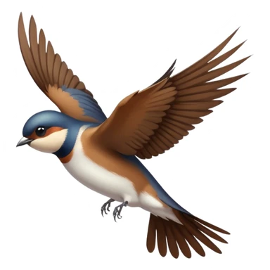 Una rondine che vola sticker