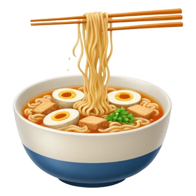 fideos ramen sin sopa sticker