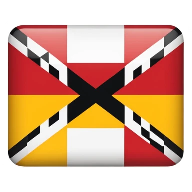 Maryland flag sticker