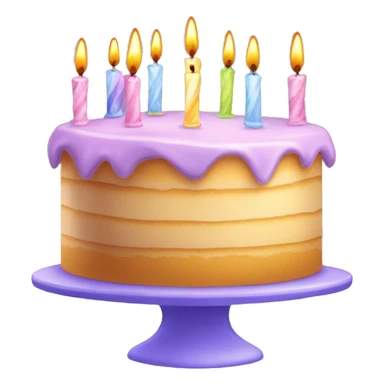 Tarta de cumpleaños con velas 🕯️  sticker