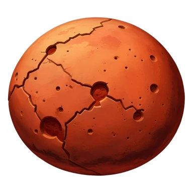 red planet Mercury sticker