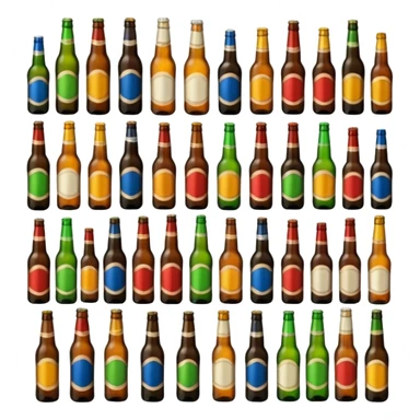 1000 beers and 100 wines sticker