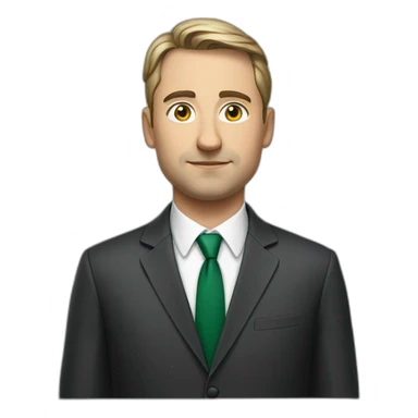 student hungarian prime minister full body sticker
