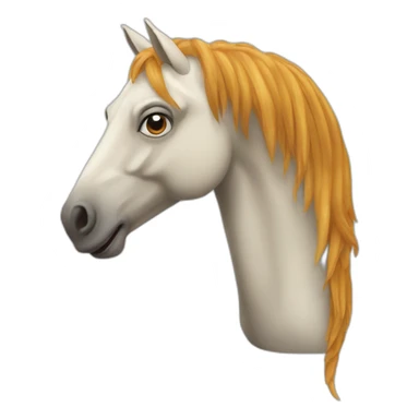 Un cheval poisson sticker