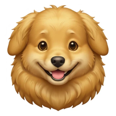 I want an emoji of a goldenretriever who is laughing sticker