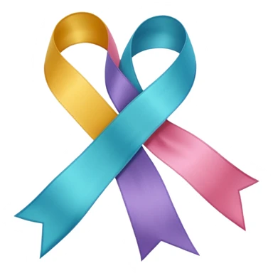 Ribbon of same design in all colors sticker