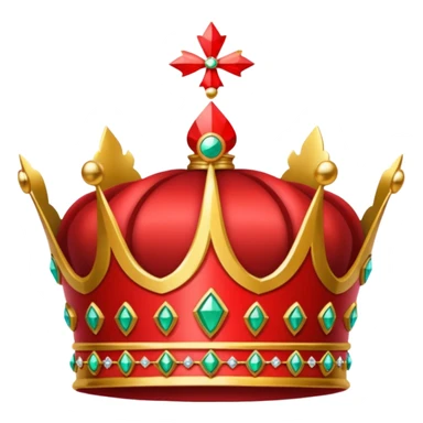 RED Crown King sticker