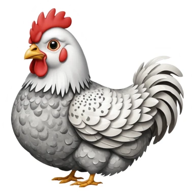 stone texture  chicken sticker