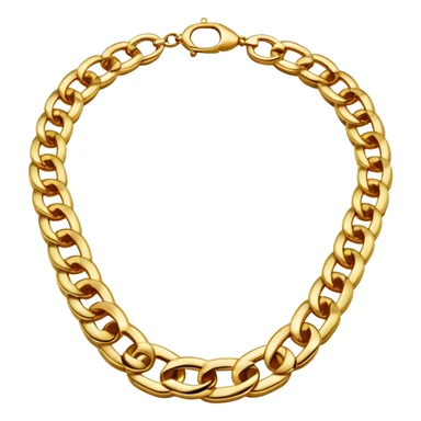 gold chain necklace sticker
