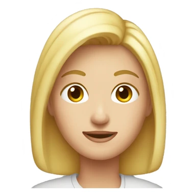 Foto mujer rubia de 58 años sticker