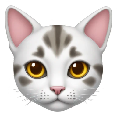 A cat with heart eyes sticker