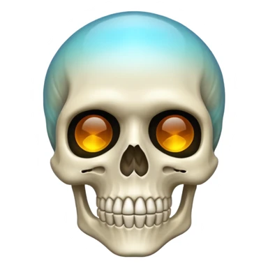 Aura skeleton sticker
