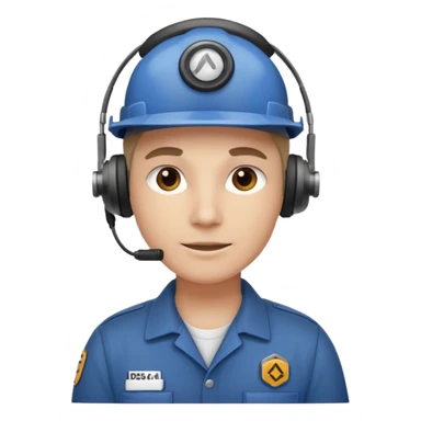 Dispatch department worker  sticker