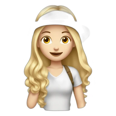 female-photographer-taking-a-picture-light-skinned-long-blonde-hair sticker