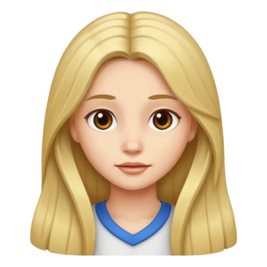 Make it a girl wil long hair like this and look like this  sticker