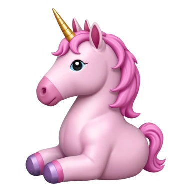 pink unicorn toy  sticker