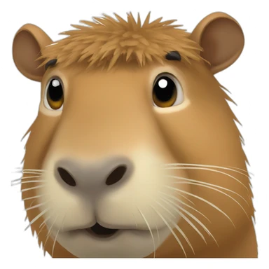 capybara like rambo sticker