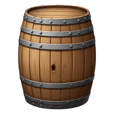 create a dnd style barrel.png using 48x48 pixels size sticker