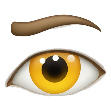 Eye looking to the side  sticker