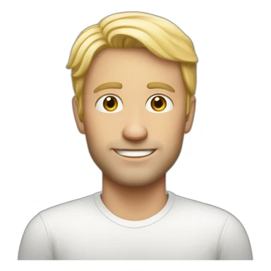 Most white man in existence sticker