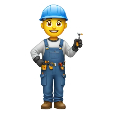 Electrician working in the cold sticker