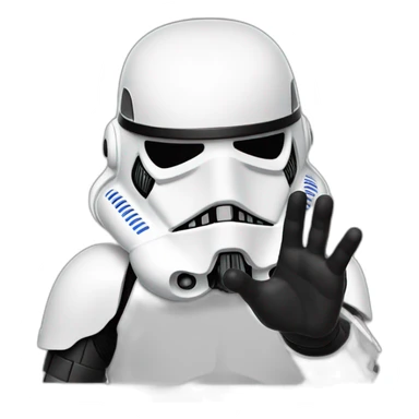 Storm trooper hand ok sticker