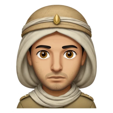 Arab 1984 soldier face sticker