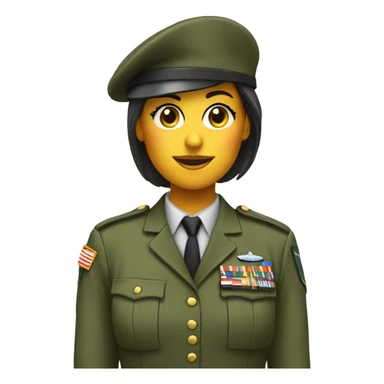 female salute sticker