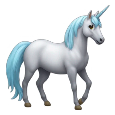 Caca sur licorne sticker