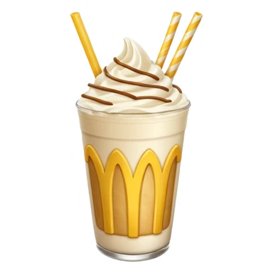 mcdonals milkshake and potato sticker