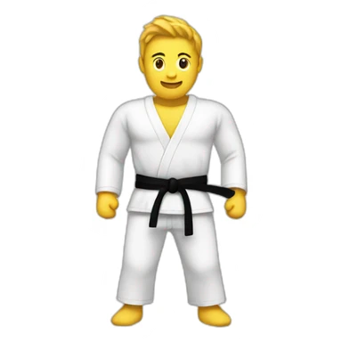white belt sticker