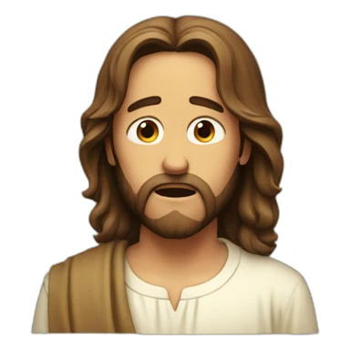 Jesus is crying sticker