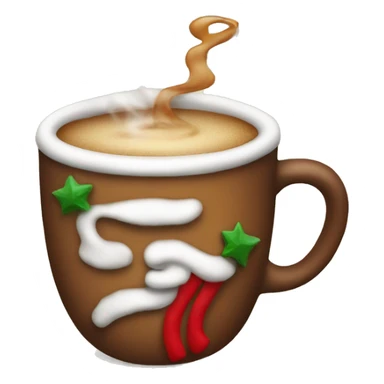 hot christmas drink  sticker