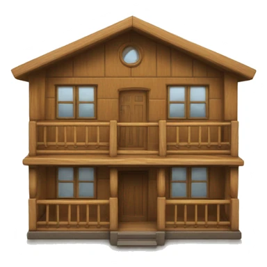 la casa de mis sueños, de madera y moderna sticker