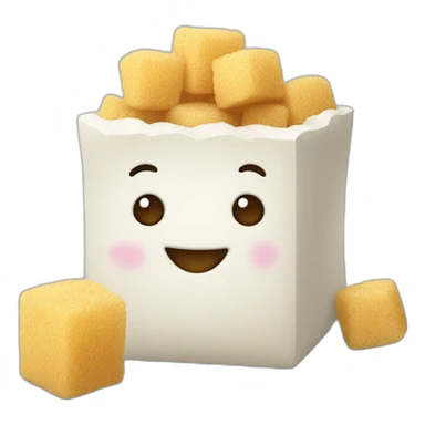 Sugar cubes and crumbles sticker