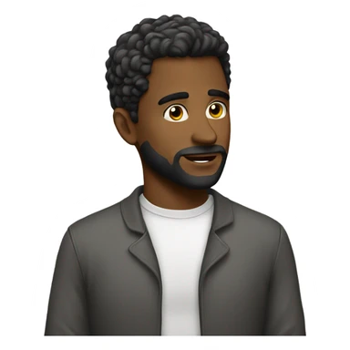 Man romantic sticker