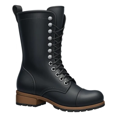 black boot sticker