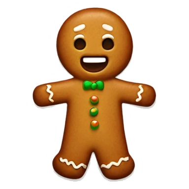 ginger bread man sticker