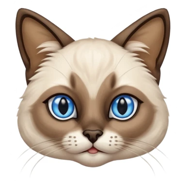Can you generate a Siamese cat emoji sticker