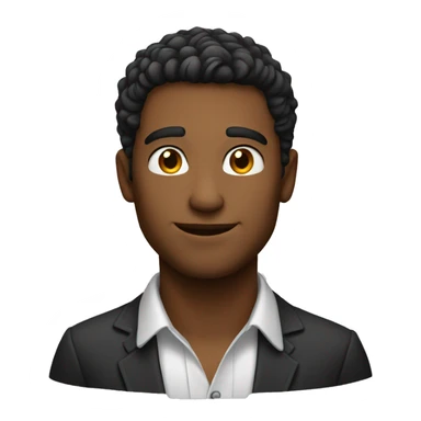 handsome guy sticker