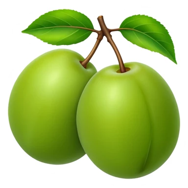 green plum sticker