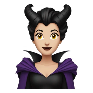 Meleficent sticker