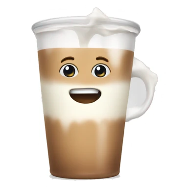 Milk for coffe sticker