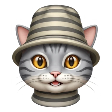 Cat in the hat sticker