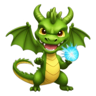 Dragon qui tire un kamehameha  sticker