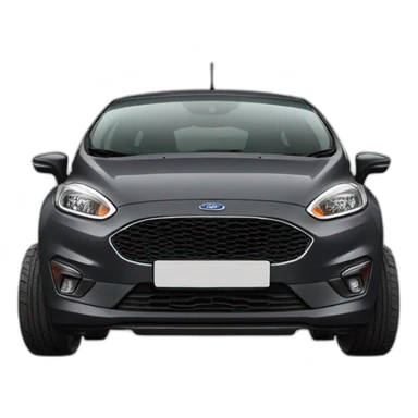 Ford fiesta dark grey sticker