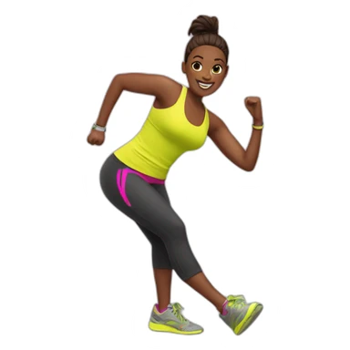 Zumba fitness sticker