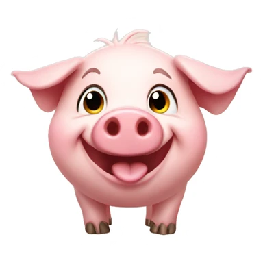 Happy pig  sticker