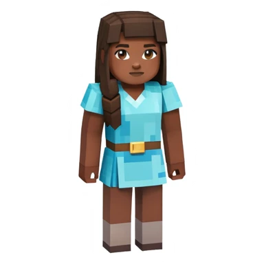 Danielle Brooks as a Minecraft character sticker